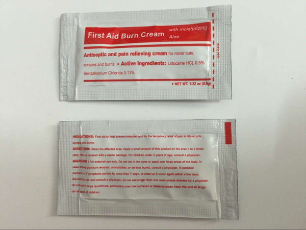 First Aid Burn Cream Pack